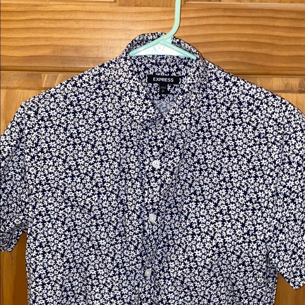 Flower Daisy Button-Up Shirt